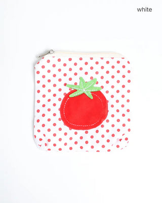 Dot Tomato Square Mini Pouch