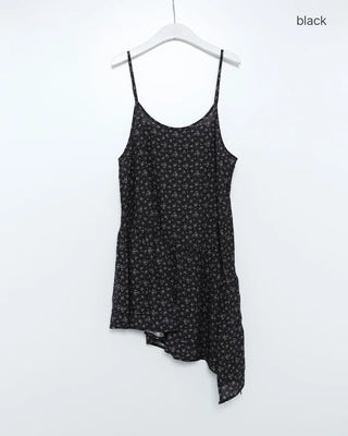 Flower Sleeveless Mini Dress