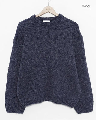 Loose-fit colored knit
