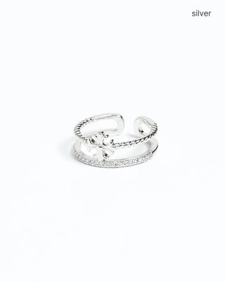 Cross pendant ring