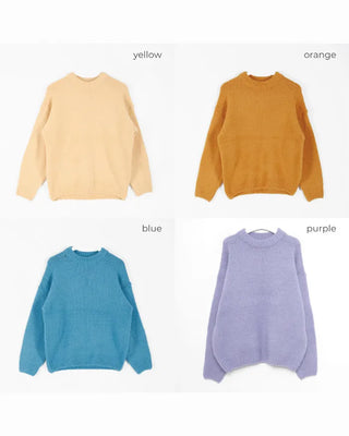 Loose wool knit
