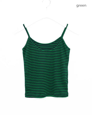 Oval neck border thermal camisole