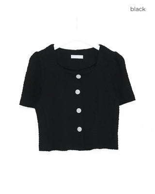 Square puff short jacket