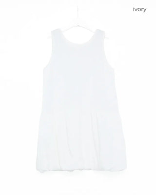 Shirred mini dress