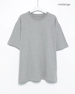 (Unisex) Backstamp Lettering Half T-Shirt
