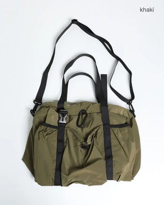 Drawstring Nylon Shoulder Bag