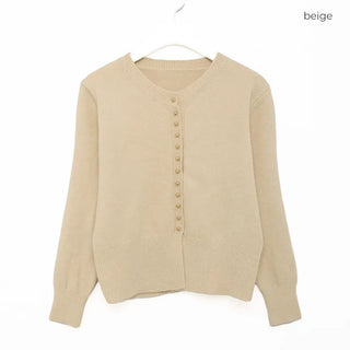 Gold button detail cardigan