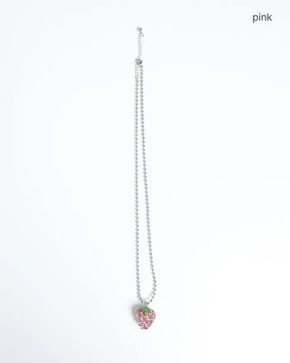 Strawberry Cubic Necklace