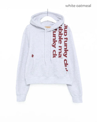 Vertical Lighting Semi-Cropped Hoodie