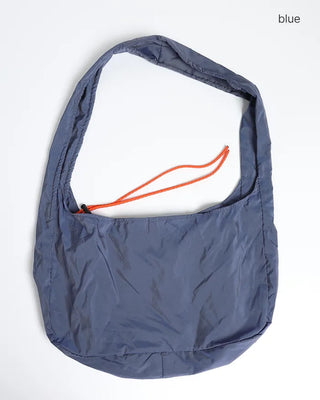 York flap nylon shoulder bag