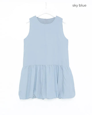 Sleeveless balloon mini dress