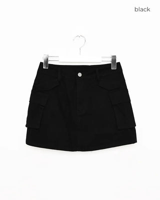 Cargo mini skirt