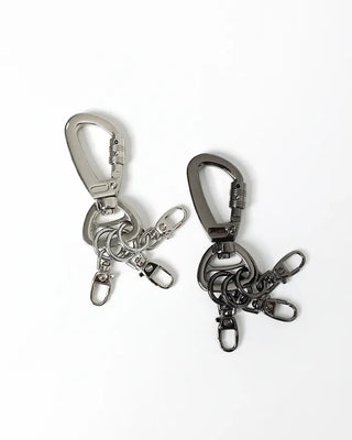Carabiner buckle key ring