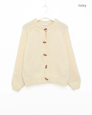 Duffle Point Raglan Sleeve Cardigan