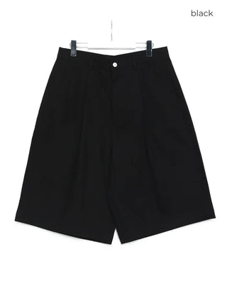 Bermuda One-Pleat Cotton Pants