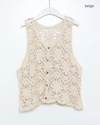 Vintage Crochet Vest
