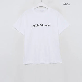Bust print half T-shirt