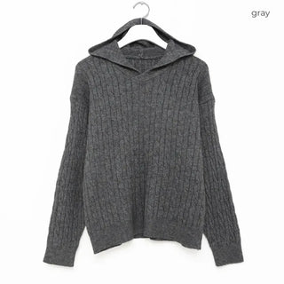 Cable Hoodie Knit