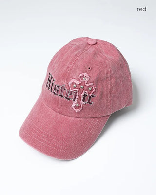 Old English Cross Patch Cap