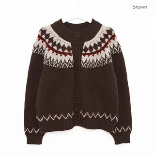 Nordic knit cardigan
