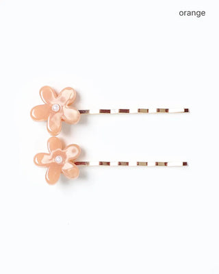 Pearl flower bobby pin
