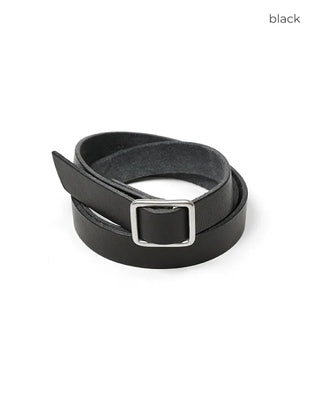 [5th Re-release] (ORIGINAL) Holeless Leather Belt (black)
