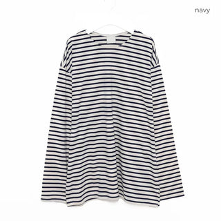 (Unisex) Striped Long-Sleeve T-Shirt