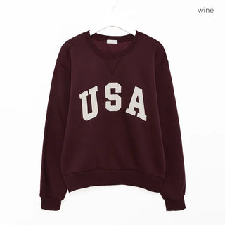 USA Fleece-Lined Sweatshirt