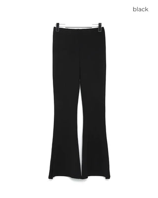 Simple spandex bootcut slacks