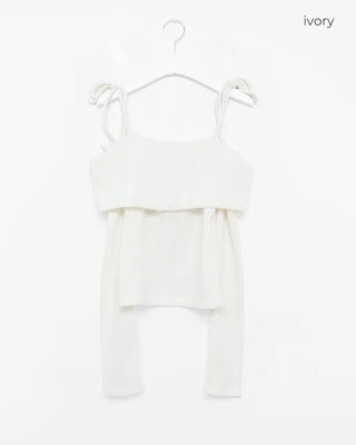 Ribbon Off-Shoulder Knit