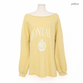 Daily off-shoulder sweatshirt