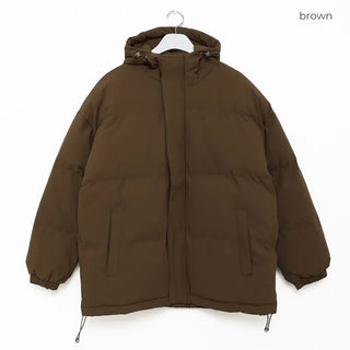 (Unisex) Hooded Padded Volume Jumper
