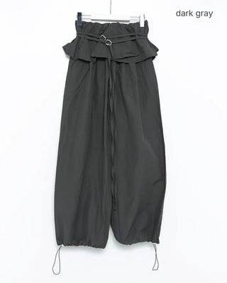 Waist strap skirt & track pants