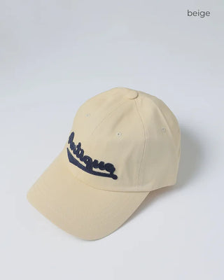 Antique lettering cap