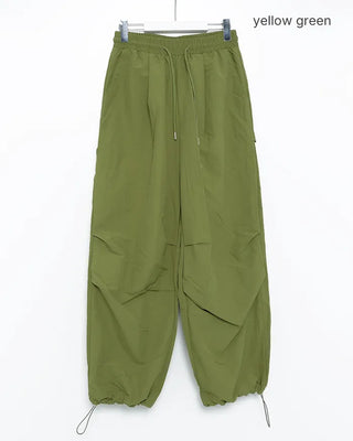 (Unisex) Knee-tuck Easy Nylon Pants