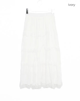 Lace Cancan Long Skirt