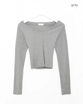 Basic V-neck T-shirt