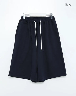 Waist string Bermuda sweatpants
