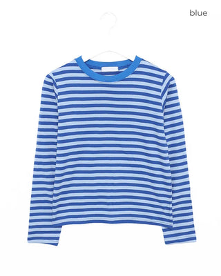 Slim-fit collar T-shirt