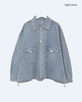 Oversized denim jacket