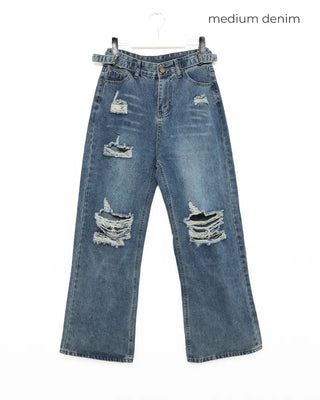 Vintage wide-fit denim pants