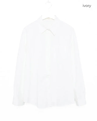One-pocket back tag big shirt