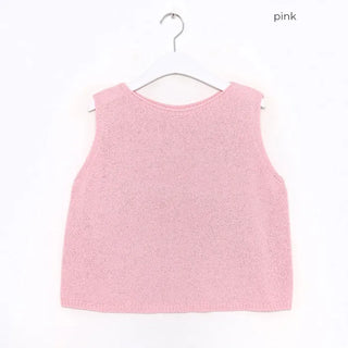 Bouclé Sleeveless Knit