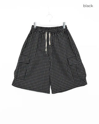 Checked cargo Bermuda shorts