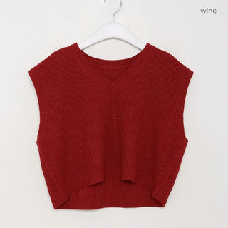 Basic knit vest