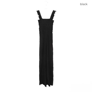 Shoulder Frill Washer Jumpsuit