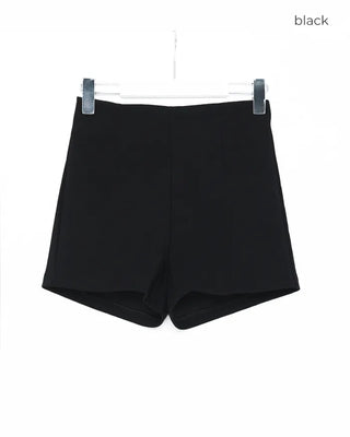 High-waisted shorts