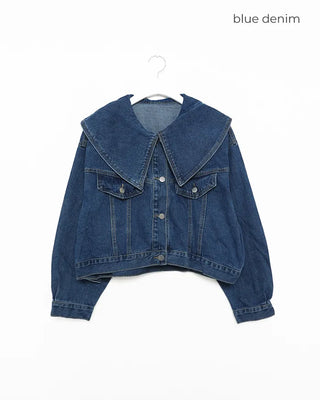Big Collar Denim Jacket