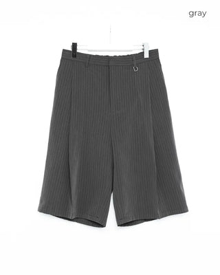 Striped Bermuda shorts