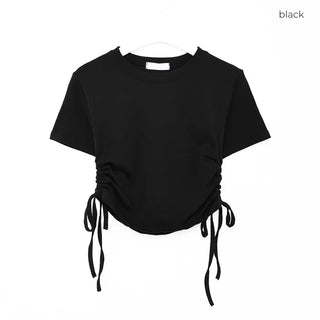 Waist Shirring T-shirt